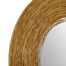 Mirror "Martin" Bronze, D.90 cm Golden brown
