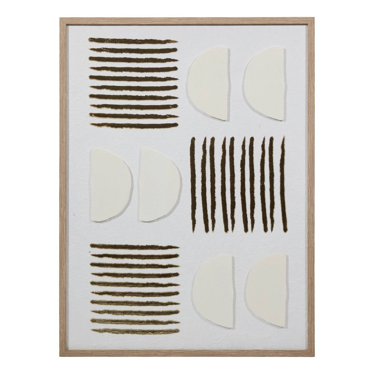 3D Canvas "Nourane" White, 45x60 cm White