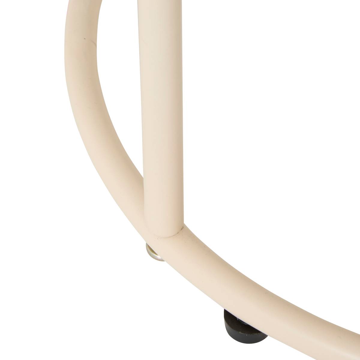 Side Table "Juna" Beige, Ø 33 cm Beige
