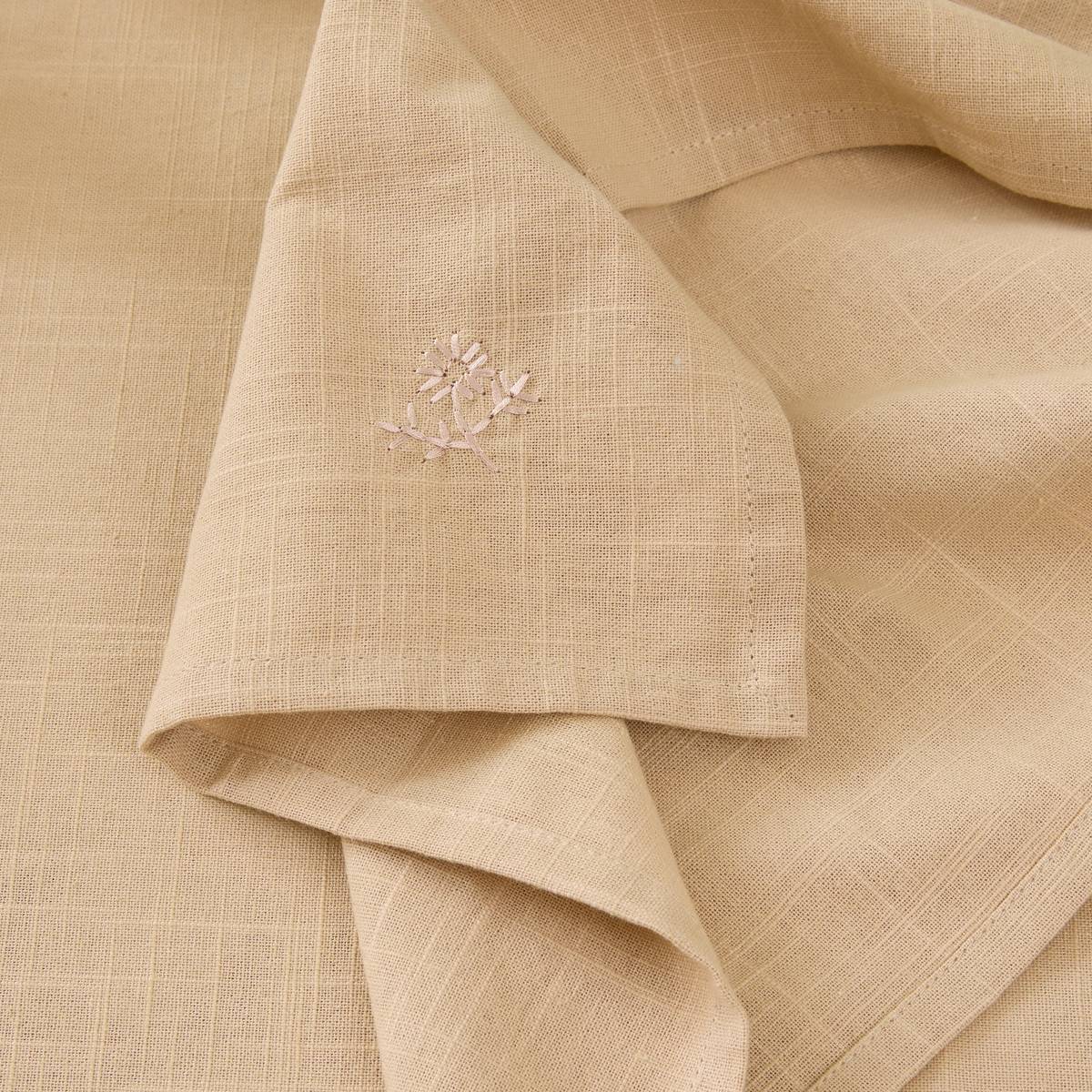 Set of 4 "Joy" napkins Beige linen, 180 g/m2, 40x40 cm Linen beige
