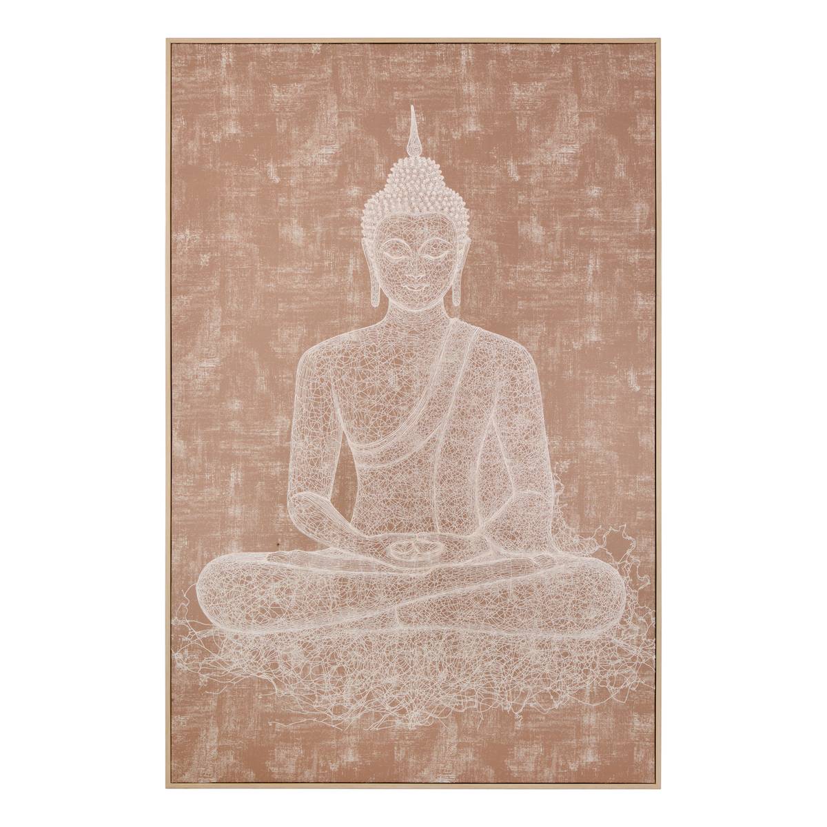 Framed Canvas 'Shanka' Brown, 78x118 cm Brown
