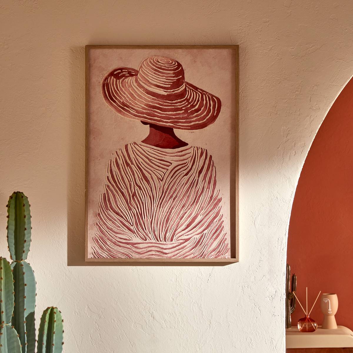 3D Canvas "Andrea" Multicolor, 50x70 cm Multicolored