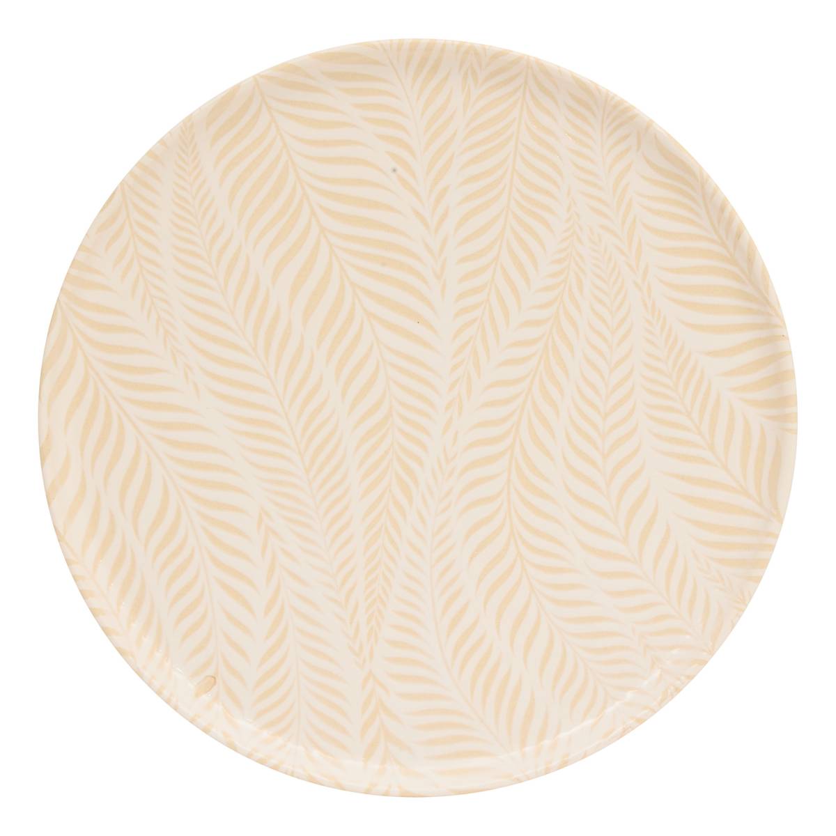 Flat plate "Gina" Stoneware (ceramic), D.28.2 cm Cream