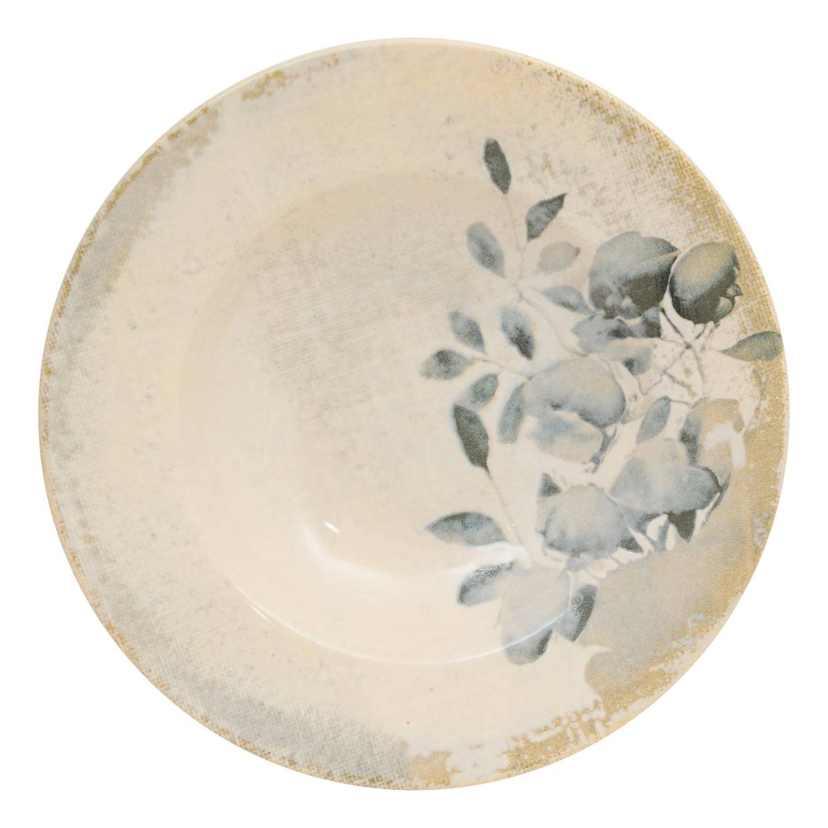 Pasta plate "Silvia" Stoneware (ceramic), D.28 cm Grey