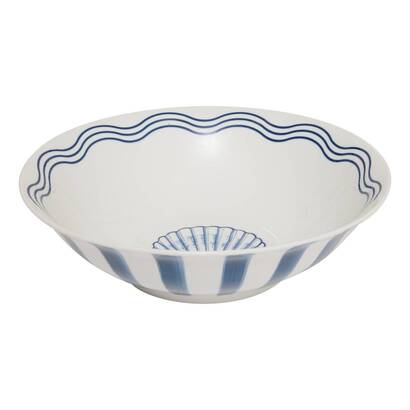 Salad bowl "oceania" porcelain, 25.8x25.8 cm