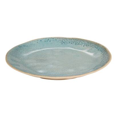 Flat plate "pia" d.28 cm, blue