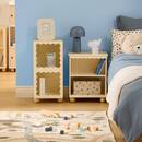 Children's bedside table with 1 shelf "Bouli" Beige, 40x30 cm Beige