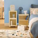 Children's bedside table with 1 shelf "Bouli" Beige, 40x30 cm Beige