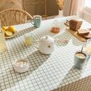 Tablecloth "Garrigue" 240x140 cm, Green Green