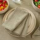 Set of 4 "Joy" napkins Khaki green, 180 g/m2, 40x40 cm Khaki green