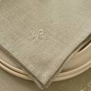 Set of 4 "Joy" napkins Khaki green, 180 g/m2, 40x40 cm Khaki green