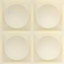 Set of 2 Wall Stickers "Oren" White, 50x50 cm White