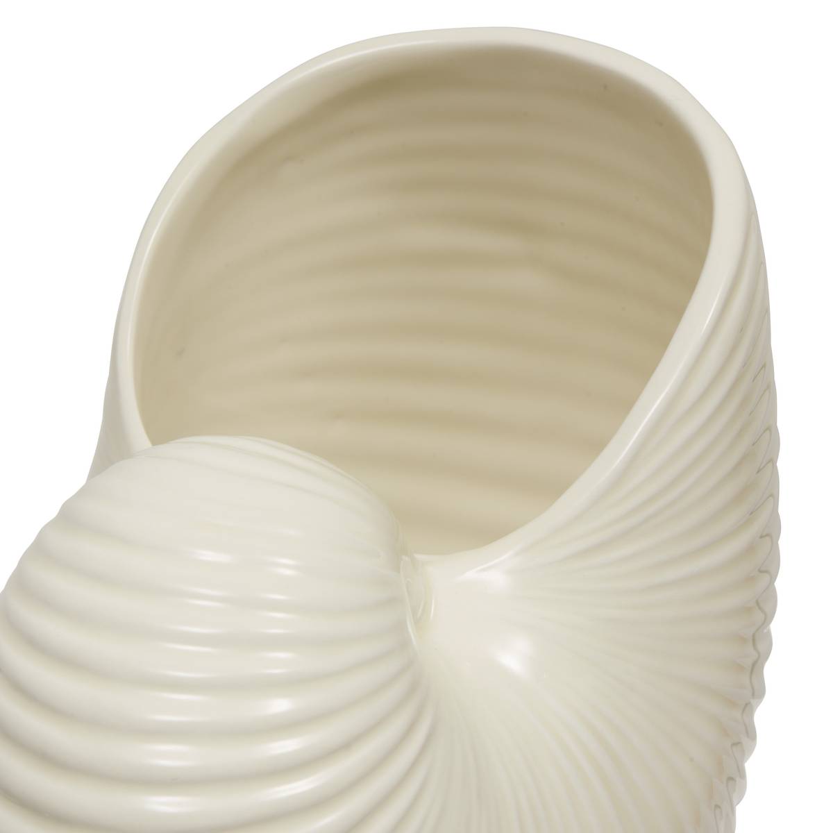 Vase "Ocea" White, H.18.5 cm White