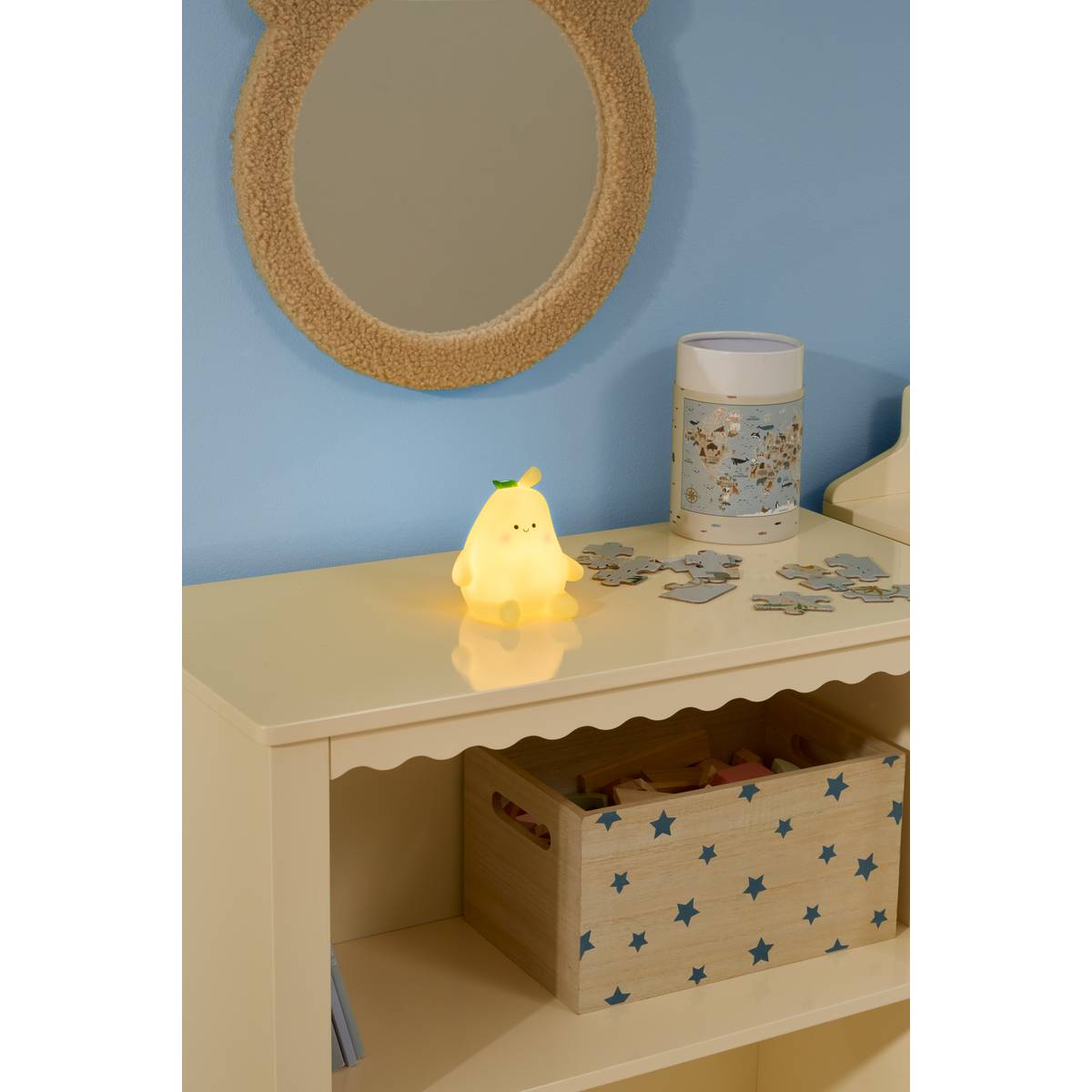Children's Night Light "Fraci" Orange, 12x9.5 cm Orange