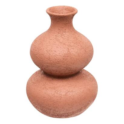 Vase "ezia" brown tonka, h.23.5 cm