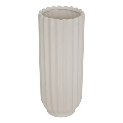 Vase "ocea" white, h.36.5 cm