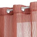 "Mila" Sheer Curtain Terracotta, 240x140 cm Terracotta