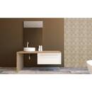 Set of 2 "Caro" wall stickers Beige, 25.4x25.4 cm Beige