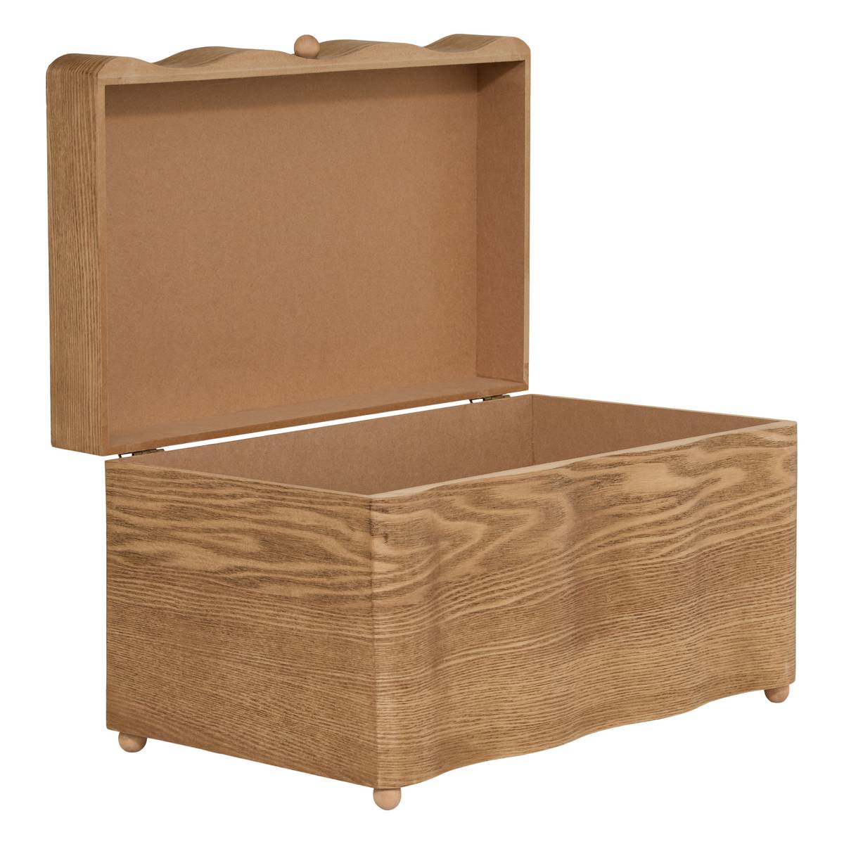 Set of 3 rectangular trunks "Nikita" Brown, L.38/46/54 cm Brown