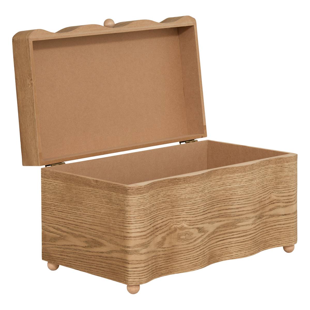 Set of 3 rectangular trunks "Nikita" Brown, L.38/46/54 cm Brown