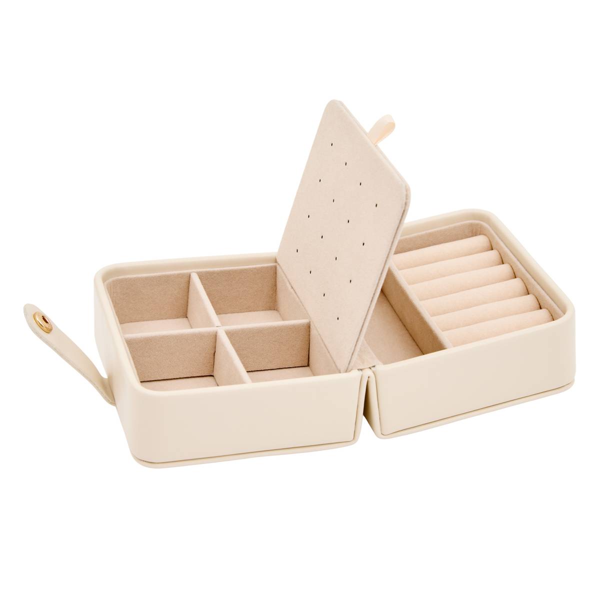 Jewelry Box "Natty" White, 20.2x13.2 cm White