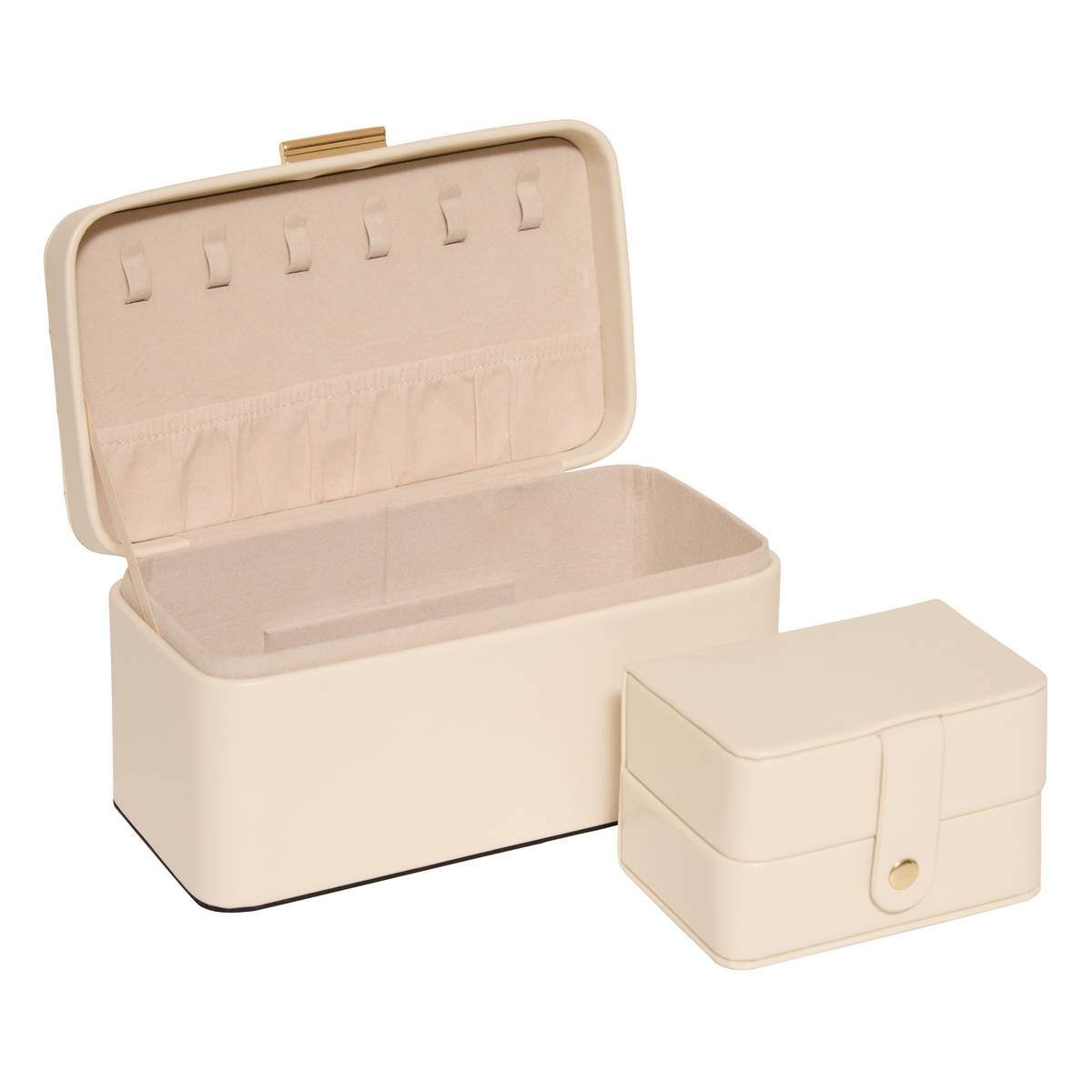 Jewelry Box "Natty" White, 20.2x13.2 cm White