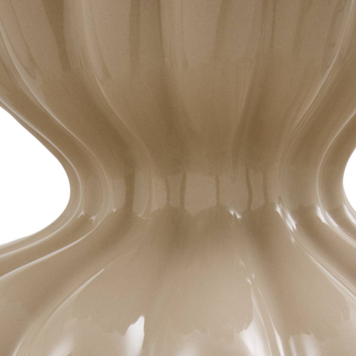 Vase "Mona" Stoneware , H.23.5 cm Bordeaux