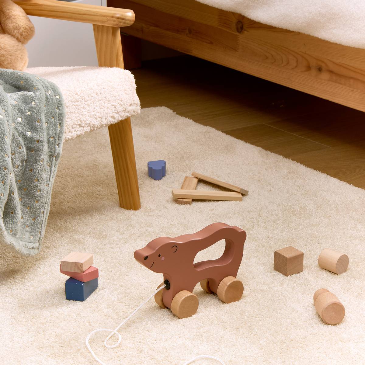 Children's toy "Lino" 12.6x5.2 cm Brown