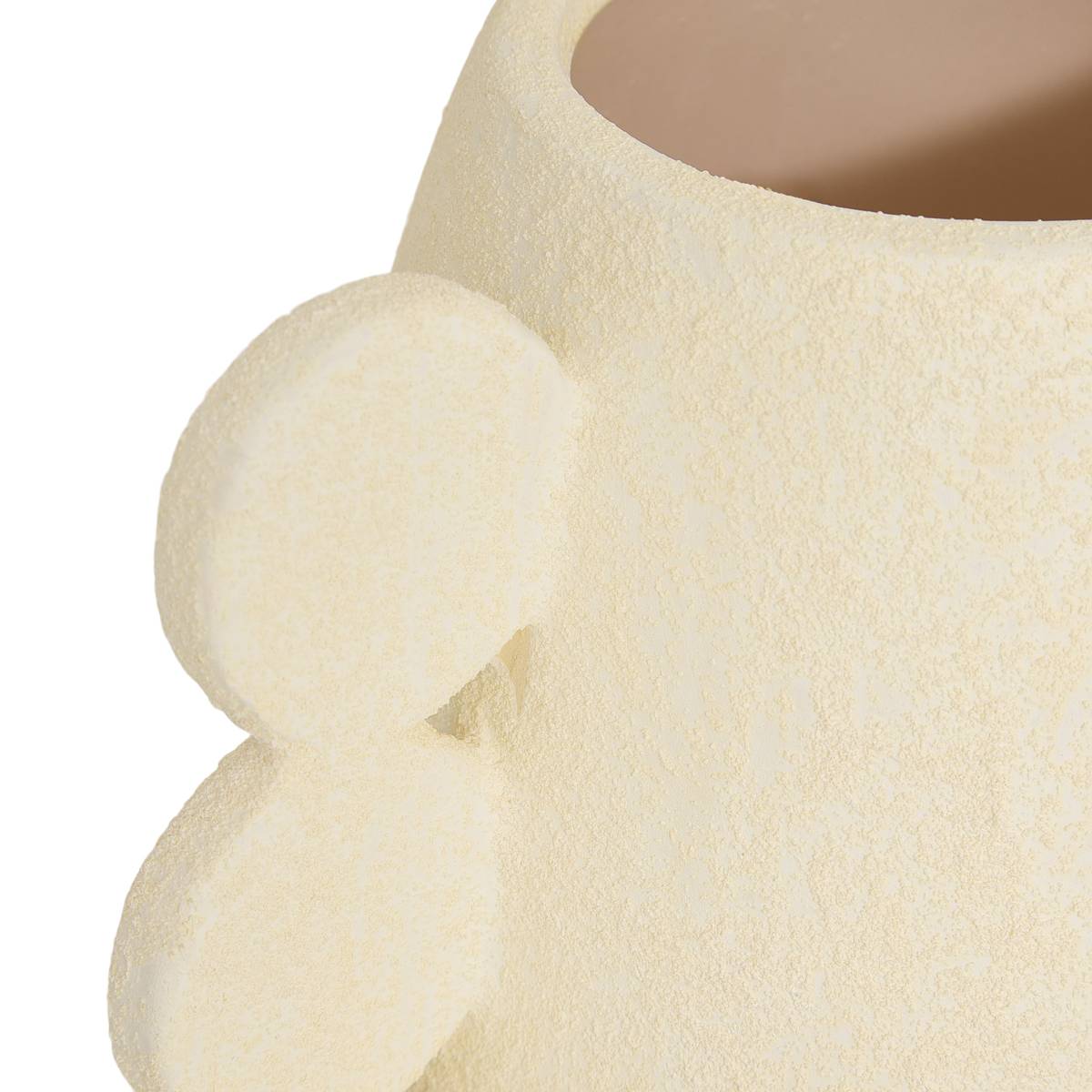Vase "Nyero" Dolomite, H.28.5 cm Brown