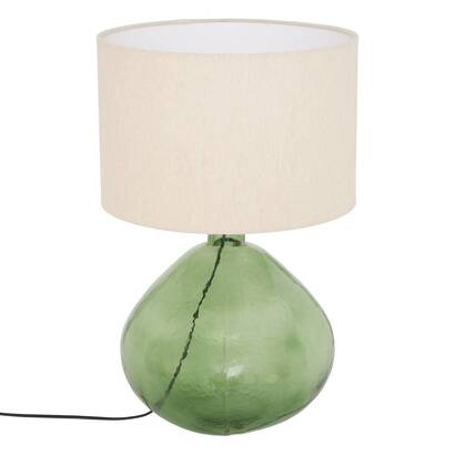 Lamp "melly" cotton, green, h.55 cm
