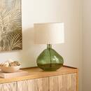 Lamp "Melly" Cotton, Green, H.55 cm Green