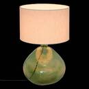 Lamp "Melly" Cotton, Green, H.55 cm Green