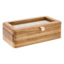 Watch Box "Assia" Acacia, Brown, 21.5x13.5 cm Brown