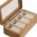 Watch Box "Assia" Acacia, Brown, 21.5x13.5 cm Brown