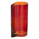 Vase "Fiva" Glass, Amber, H.30 cm Amber