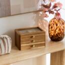 Jewelry box "Assia" Acacia, Brown, 25x19 cm Brown