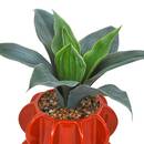 Artificial potted plant "Homy" H.28 cm Orange