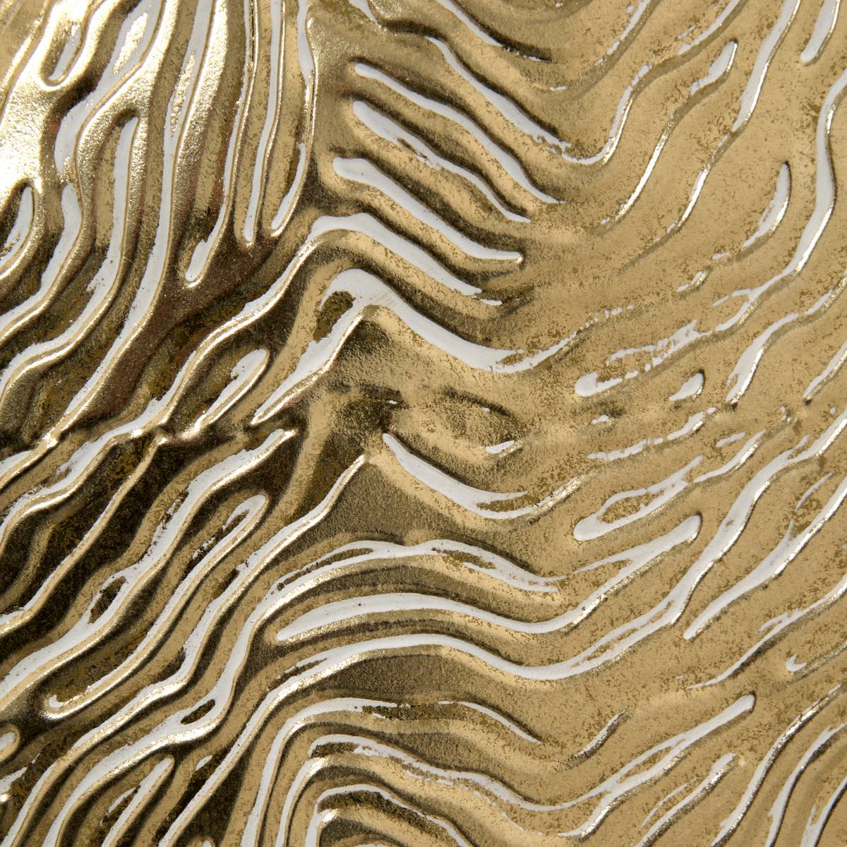 Vase "Onara" Steel, Gold, H.31.5 cm Gold