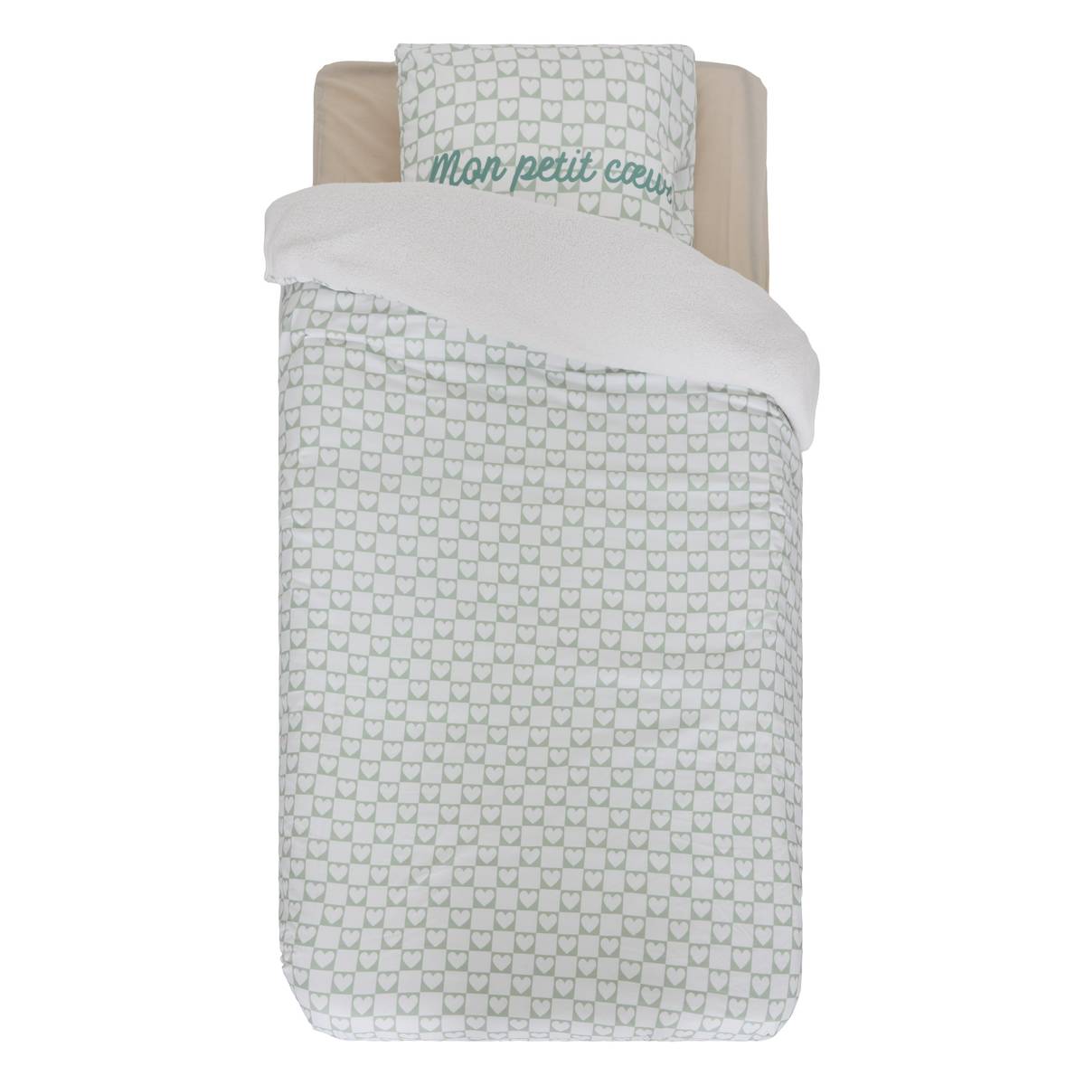 Children bedding set "Jaiko" Green, 200x140 cm Green