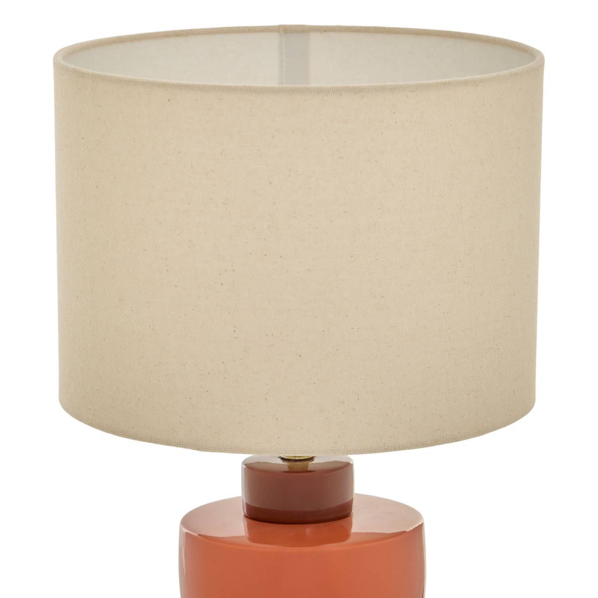 Lamp "Fiva" Linen, Bordeaux, H.50 cm Bordeaux