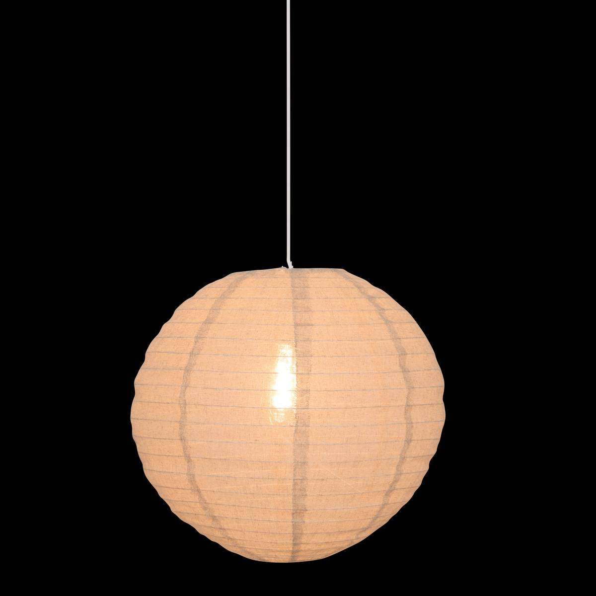 Lantern "Jordy" D.43 cm, Linen Beige Linen beige