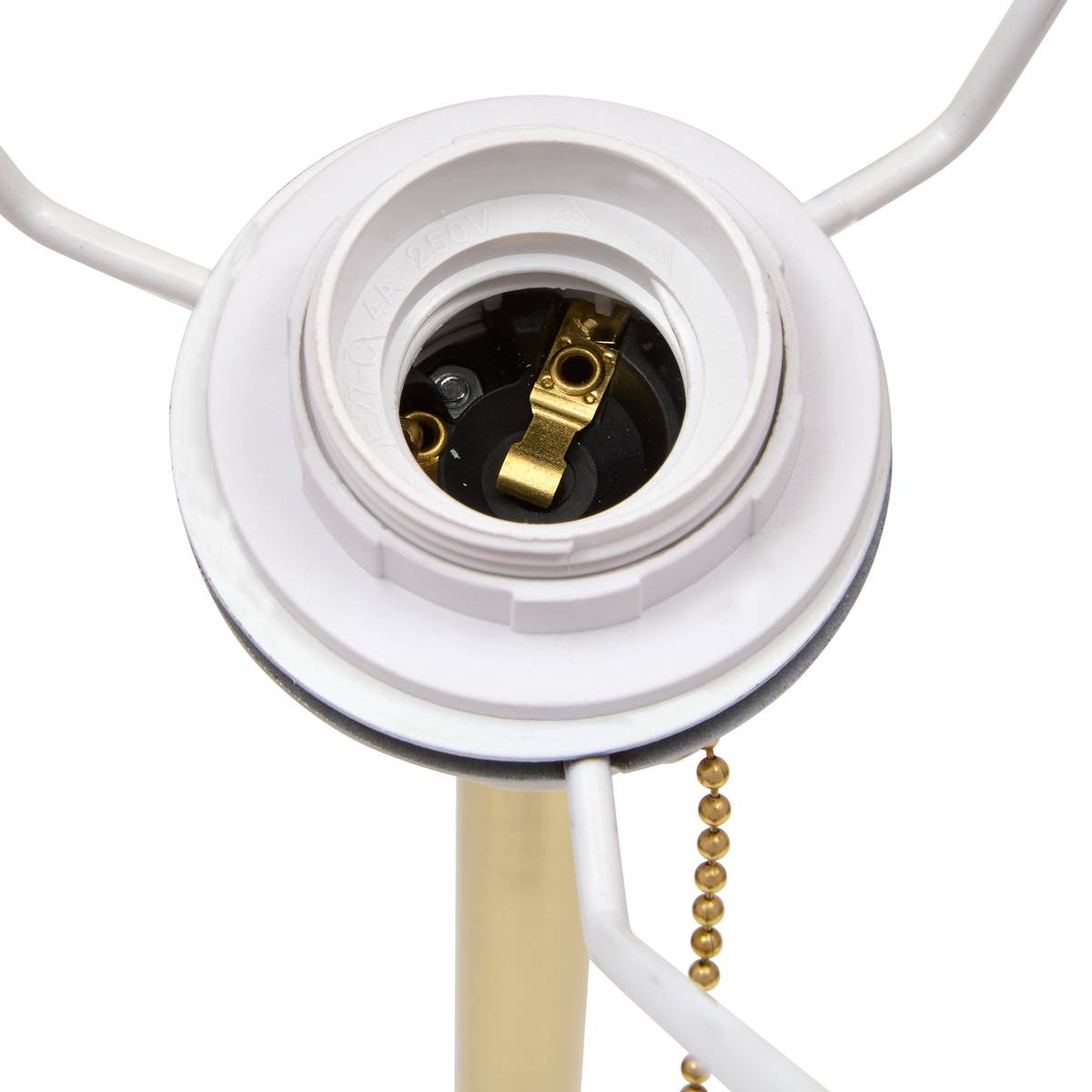 Straight floor lamp Flore Gold, H.150 cm Gold
