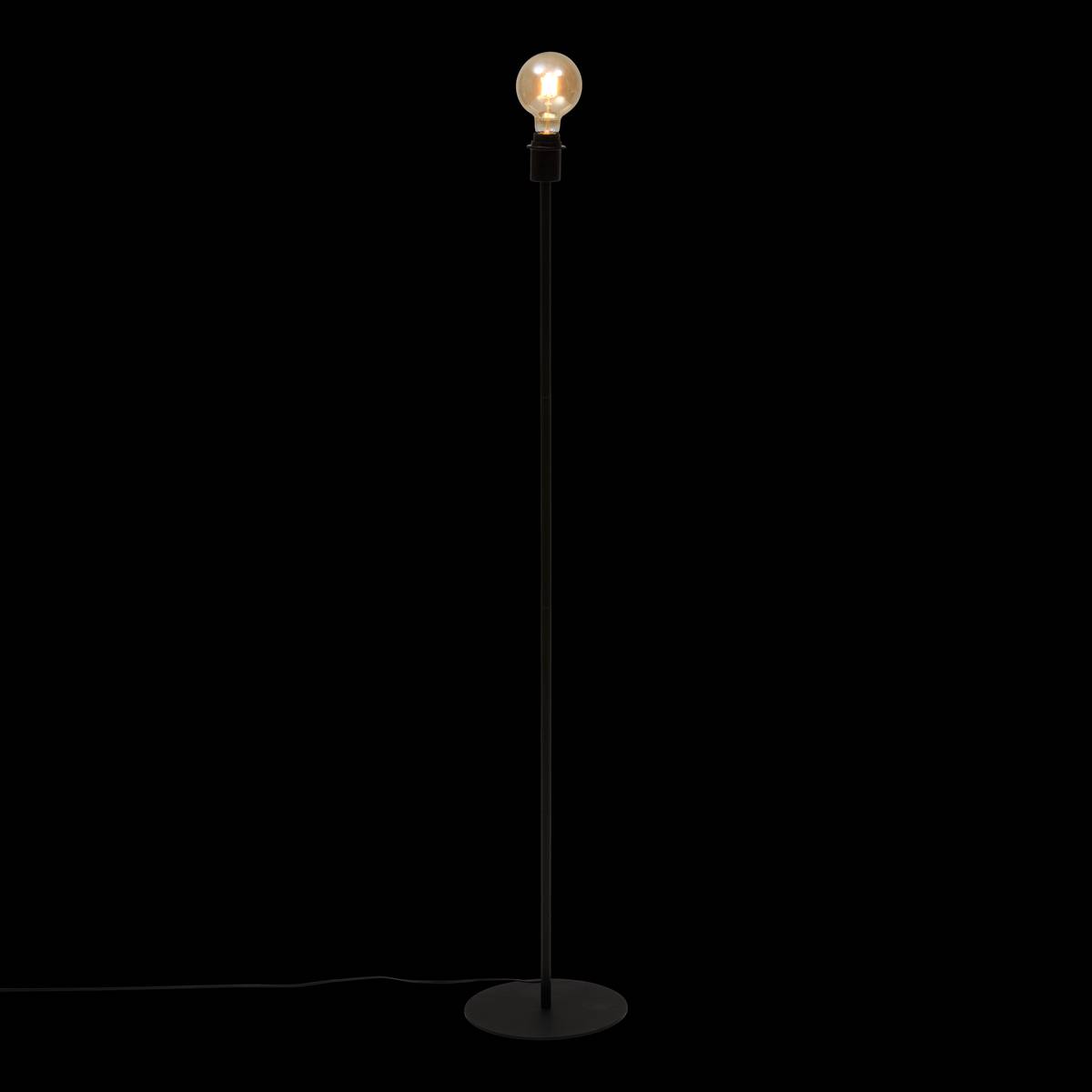 Floor lamp base "Galia" Black, H.133 cm Black