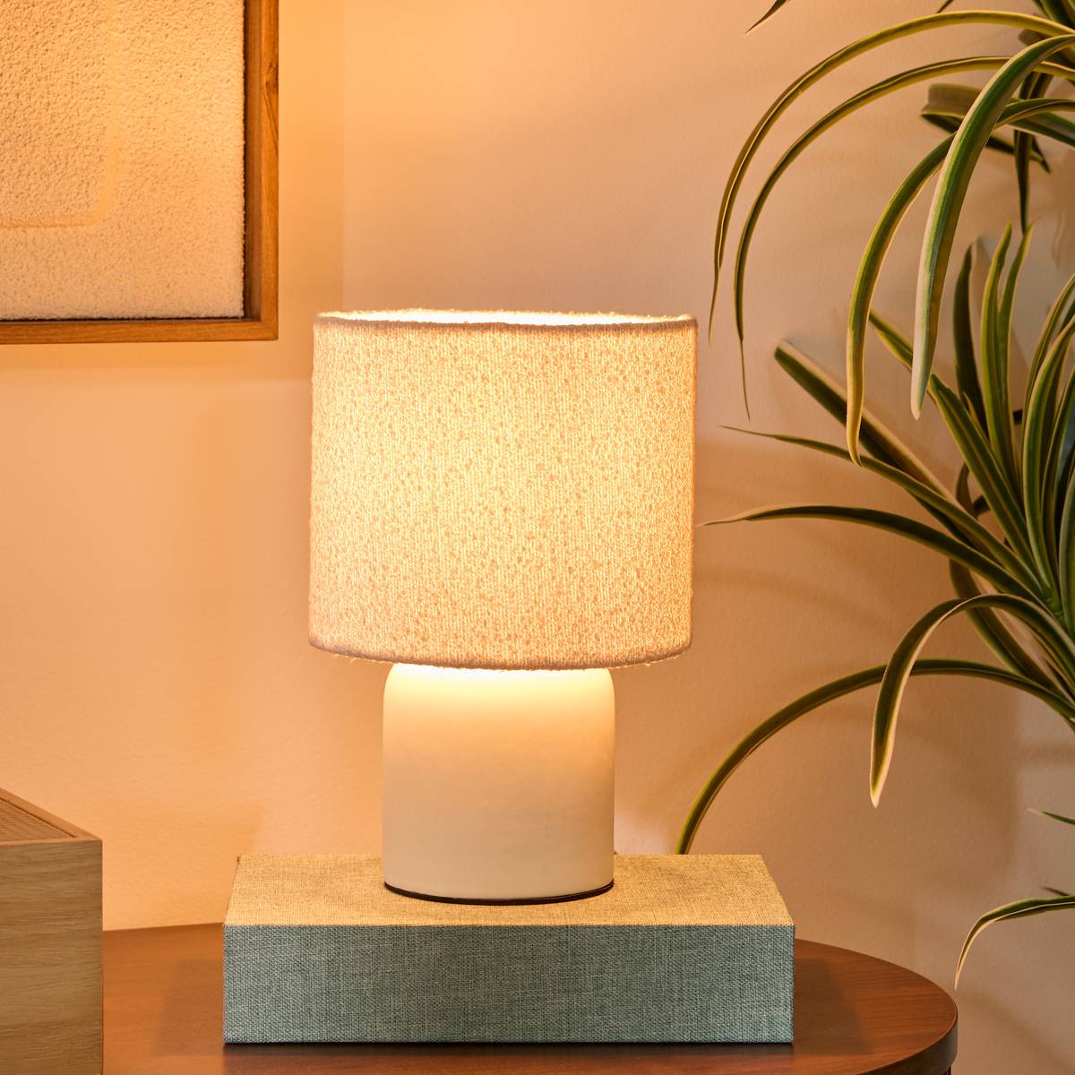 Lamp "Kelia" White, H.23 cm White