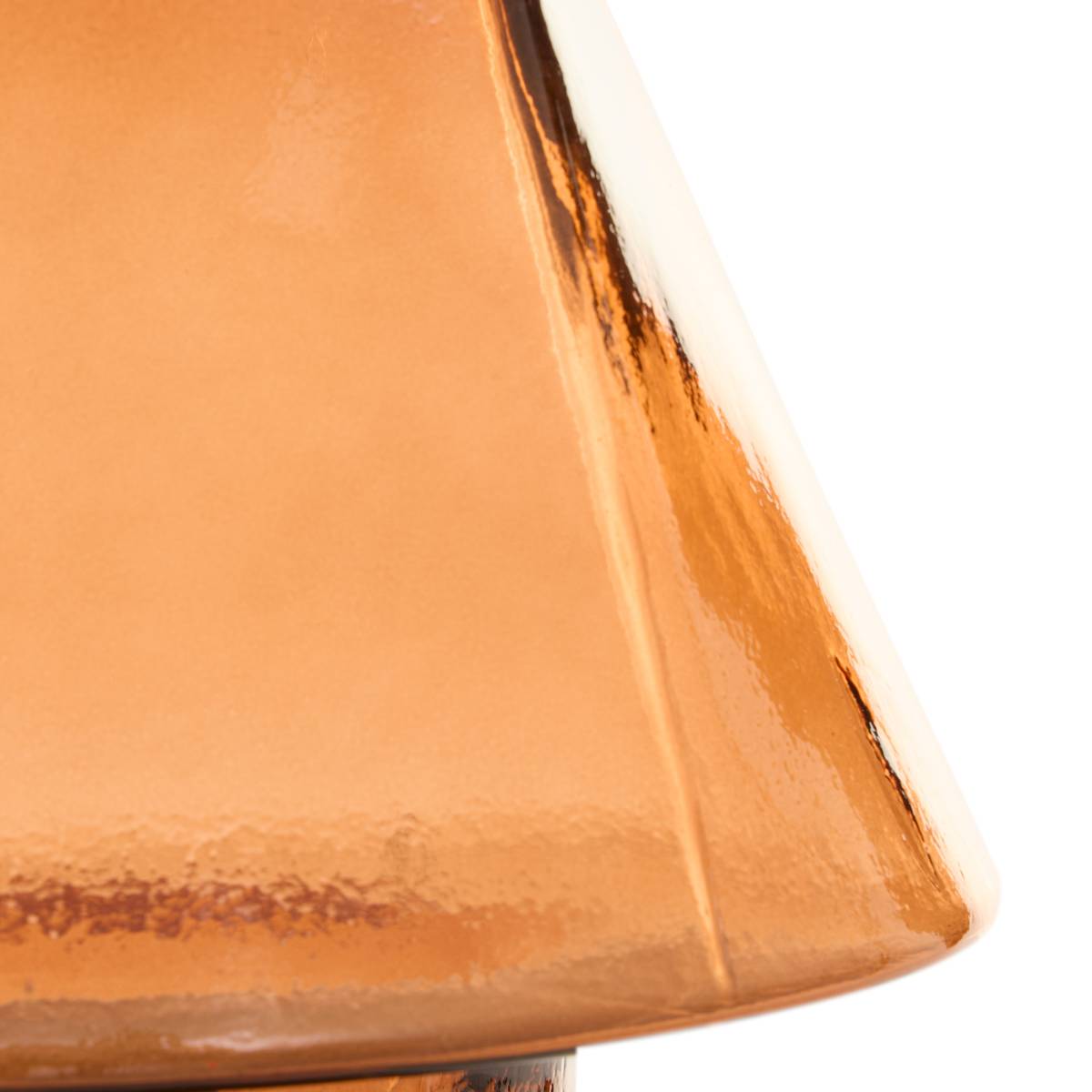 Lamp "Elita" Glass, Amber, H.26 cm Amber