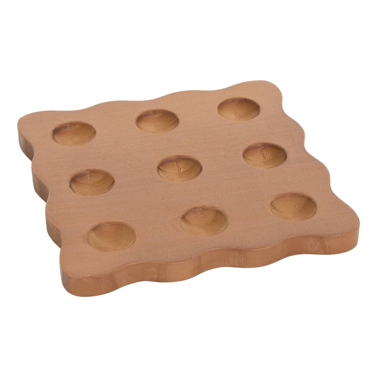Tic-Tac-Toe "Eleana" Pine, 20x20 cm Multicolored