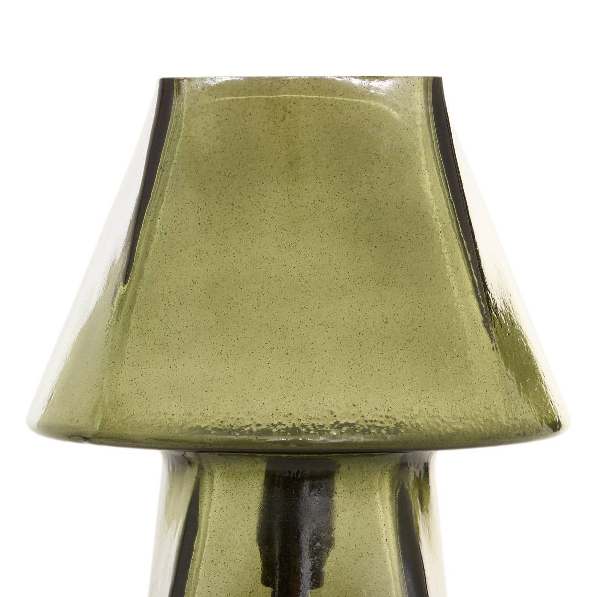 Lamp "Elita" Glass, Green, H.26 cm Green