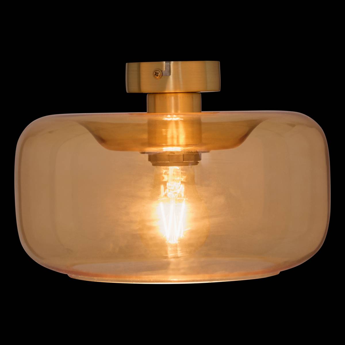 Wall or ceiling light "Ophia" Golden, D.26 cm Gold