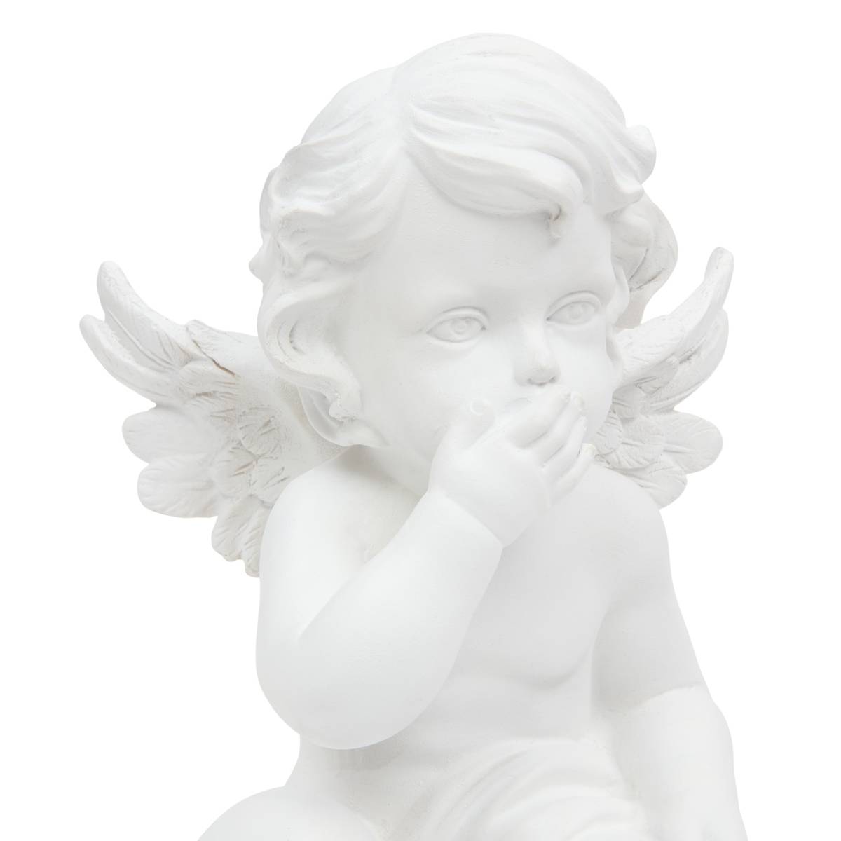 Statuette décorative "Ange" Polyrésine, H.23 cm Model A