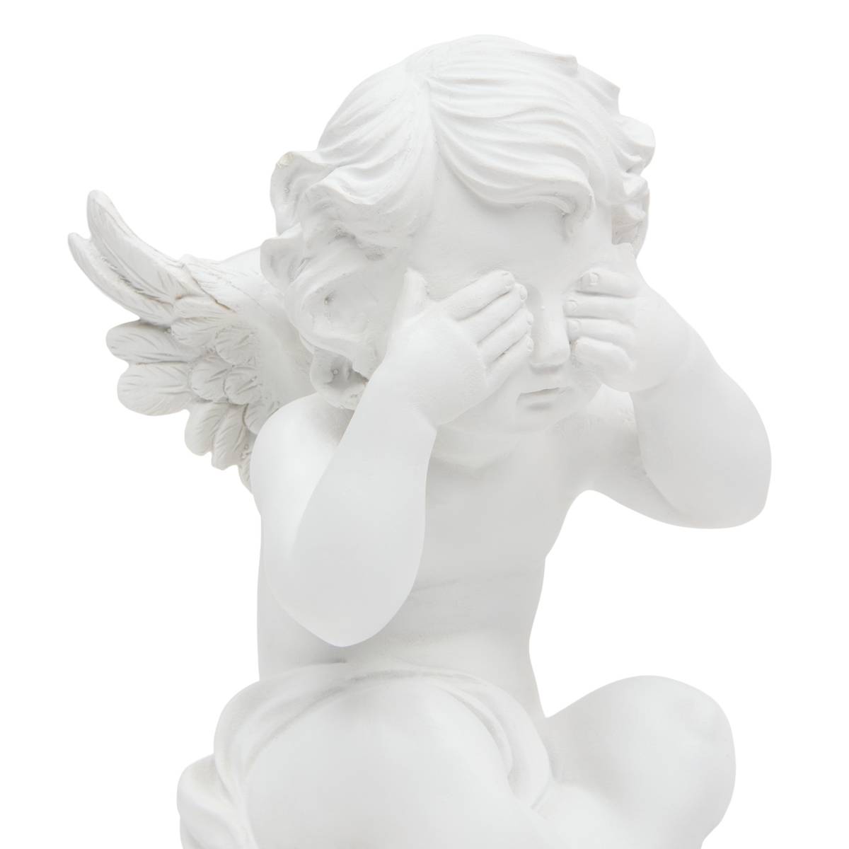 Statuette décorative "Ange" Polyrésine, H.23 cm Model A